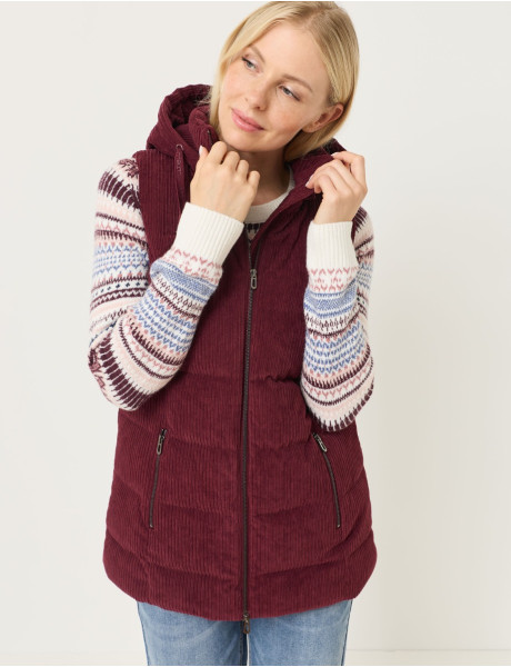 Herbst-Allrounder: Steppweste Cord